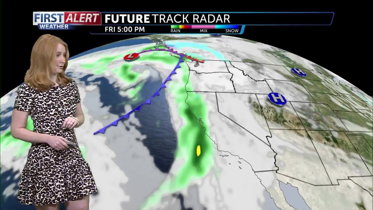 Partly cloudy skies and slightly warmer temperatures on Tuesday - YouTube