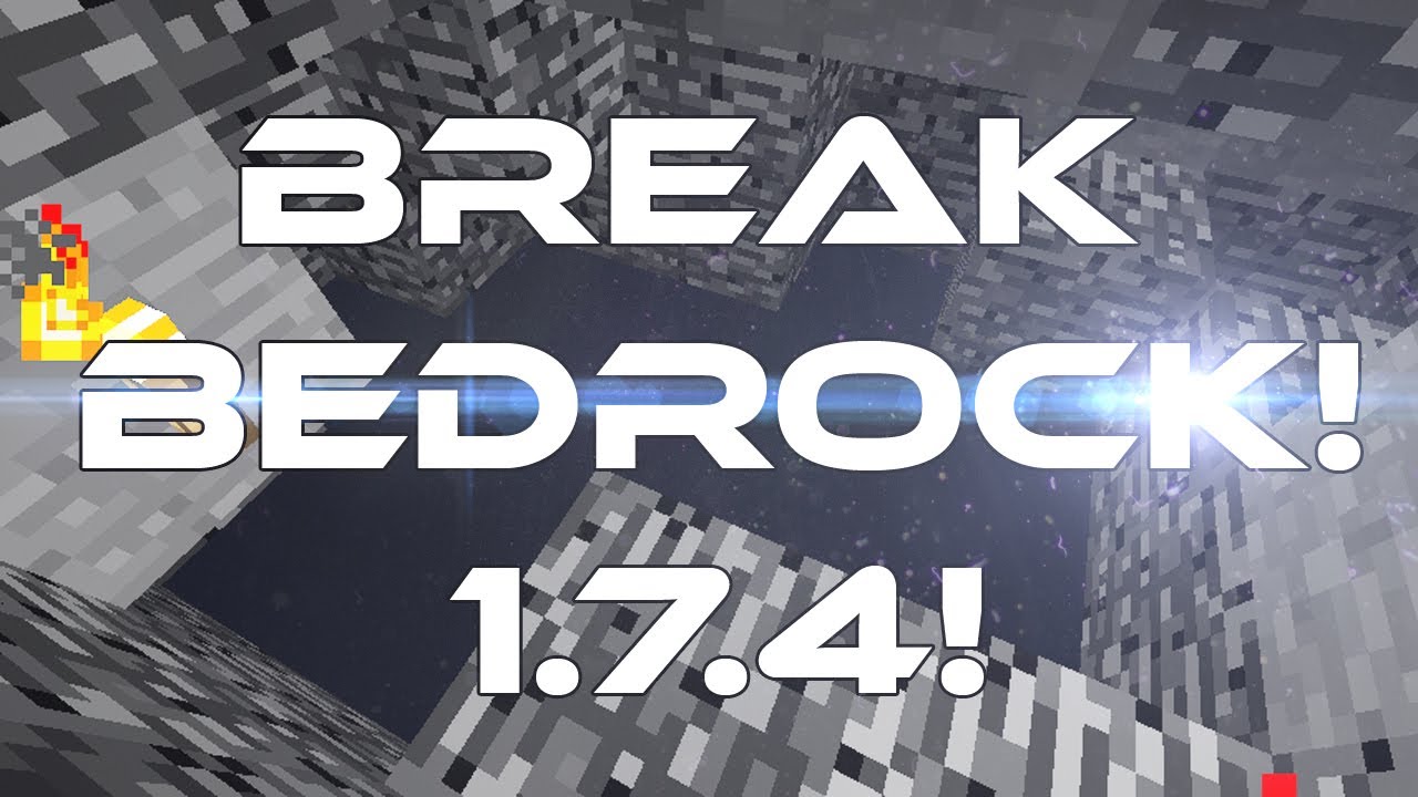 How to Break Bedrock in Minecraft 1.7.4 *NEW* Works on Faction Servers