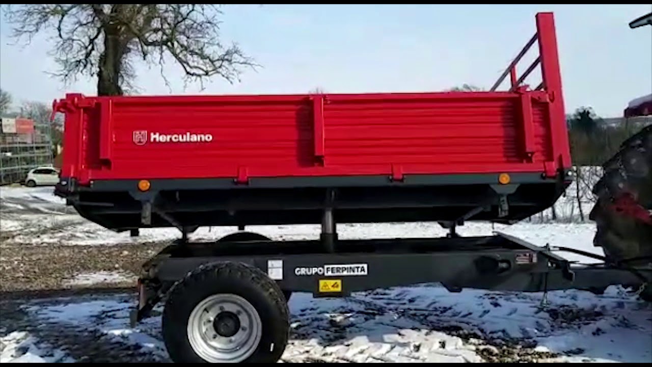 Herculano Dropside 3 Way Tipping Trailer
