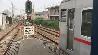 山陽3050系5次車(3072F)普通阪神神戸三宮行き　藤江駅発車