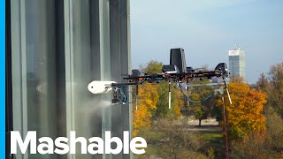 This Drone Is Cleaning Windows 1,100 Feet Above the Ground