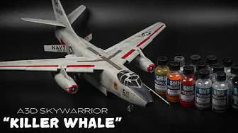 Let's build a "Killer Whale" - A3D Skywarrior 1/48 scale model build