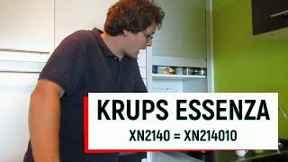 Krups Essenza XN2140 (Nespresso C91) Review + Americano Coffee with  Nespresso - YouTube