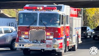 West Deptford Engine 621 (Ex Colonial Manor Engine 631) Responding