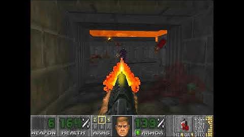 Doom 2 5 Rooms of Doom Level 9 UV Max with Complex Doom (Commentary)