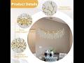 Chandeliers for Dining Room Over Table, 47" Modern Crystal Gold Tree Branche Chandelier, Large