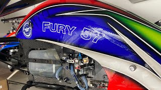 Miniature Aircraft Fury 57 Nitro Helicopter At Helidirect O.s .55 Hz-R Engine From Horizon Hobby