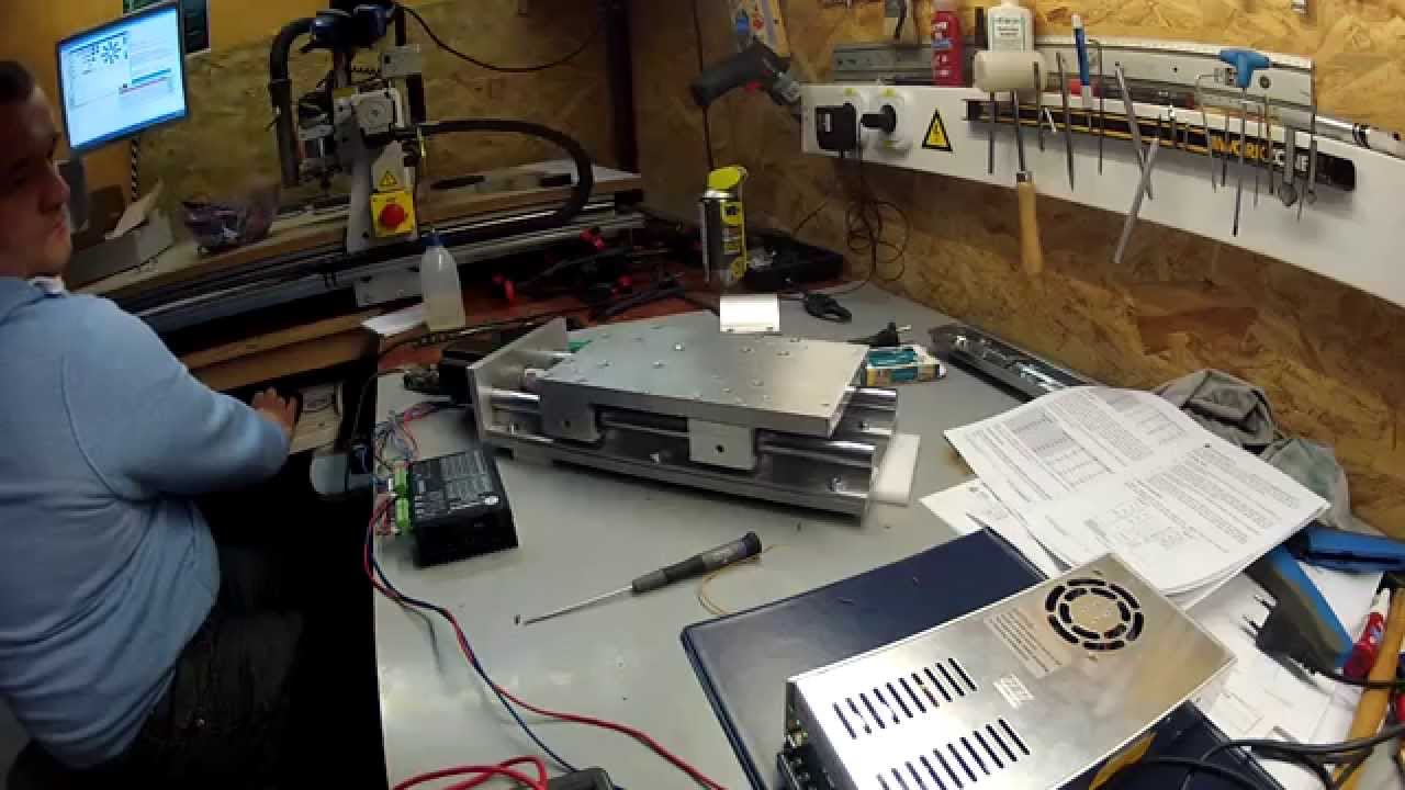 CNC Z axis using Estlcam cnc controller 