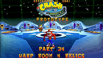 Crash Bandicoot The Wrath Of Cortex Prototype: (September 11, 2001) Part 34: Warp Room 4 Relics