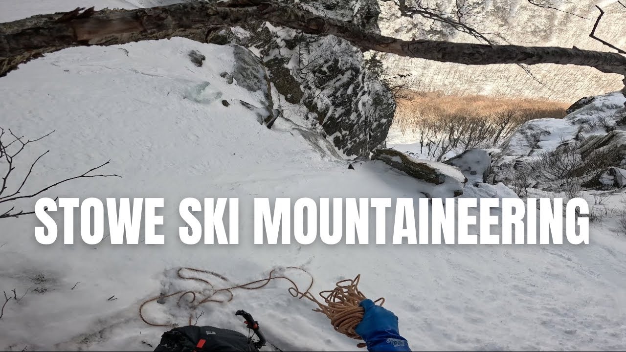 Stowe Adventure Skiing - A Wild Rappel Line And An Outrageous Bushwhack.