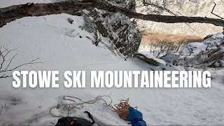Stowe Adventure Skiing - A Wild Rappel Line And An Outrageous Bushwhack.