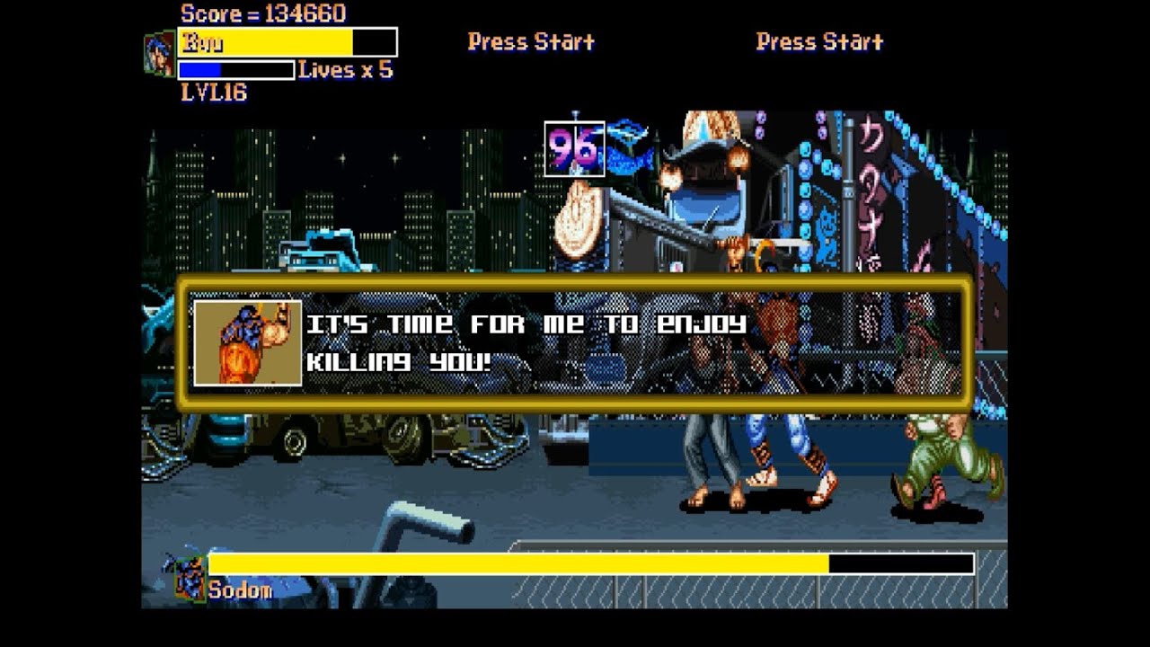 Final Fight Gold Super - alternate stage 2 - OpenBor Preservation Project
