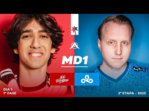 Cloud9 x 100Thieves | MD1 - 1° Fase | LTA Norte | 2ª Etapa | Ilha das Lendas