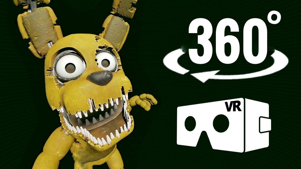 VR 360 Video FNAF Five Nights at Freddy's Fun with Plushtrap Dark
