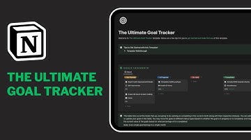 The Ultimate Goal Tracker Launch Trailer - FREE Notion Template