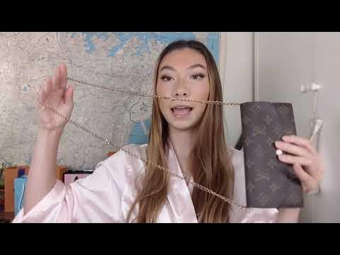 DIY WALLET ON CHAIN: CONVERTING LOUIS VUITTON EMILIE WALLET INTO BAG /EASY  FLAP WALLET ➡️ CLUTCH TUT 