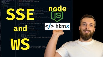 Server Sent Events and Websockets. How to implement in NodeJS and HTMX