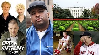 Opie & Anthony - Old Spaghetti Head
Patrice ONeal arrives to the show. They talk about social media, a 73 year old playing college basketball, E-ZPass and credit. A fan created FatErock.com, they listen to a news story about a mayor who forwarded an e-mail with watermelons on the White House lawn, sports, Anthonys hair follicles and a Running Of The Brides woman gets trampled. (2-27-09) Opie & Anthony - Old Spaghetti Head