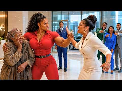 Kind Muscular Lady Helps An Old Woman Being Slapped, Unaware Her Son Was a Famous Billionaire CE