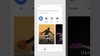 Project showcase: Community sports app screenshot 1