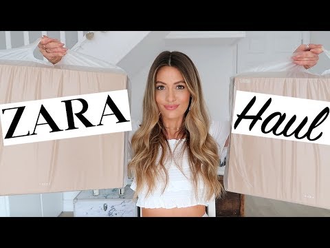 HUGE ZARA HAUL UNBOXING TRY ON AND GIVEAWAY - MAY 2018