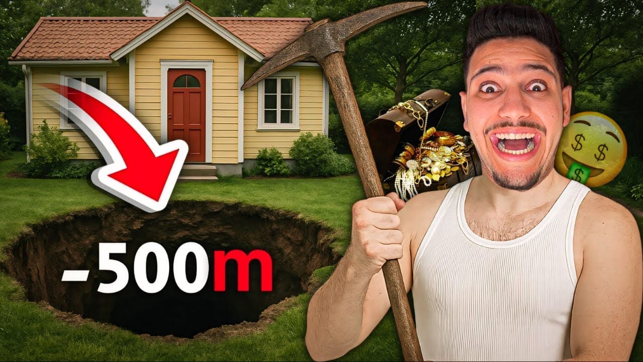 محاكي الحفرة #1😱وحش تحت الارض😰| IDIGGING