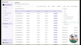 DialNexa Voice AI - Call History Filters and Exporting