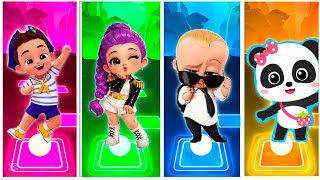 Bebefinn VS Kpop Demon Hunters VS Baby Boss VS BabyBus Tiles Hop EDEM Rush