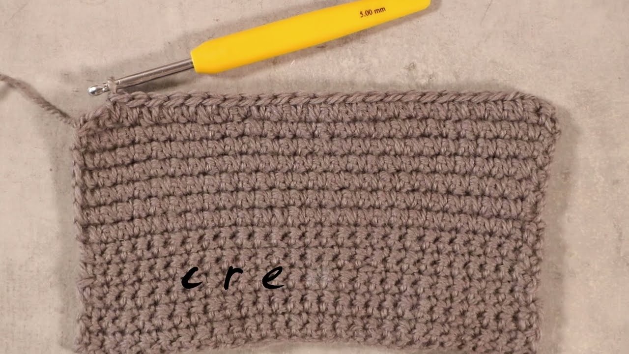 How to crochet long double crochet stitches
