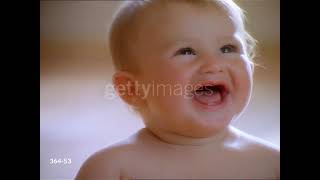 gettyimages 364 53 640 adpp Close up baby laughing indoors - stock video