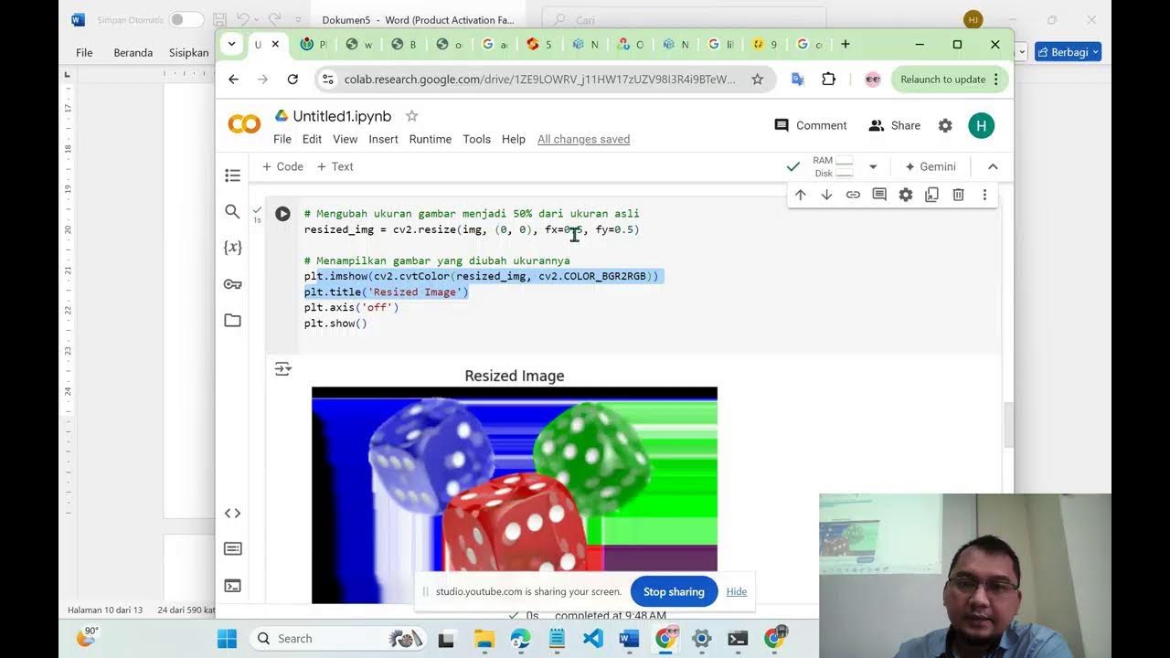 Menggunakan Python Coding di Google Colab untuk Computer Vision - YouTube