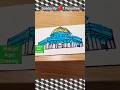 Masjid al Aqsa Drawing Easy| Tomb of Rock #saadiacreazioni #palestine #drawing