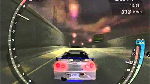 NFS Underground 2 nissan skyline Brian Part 2