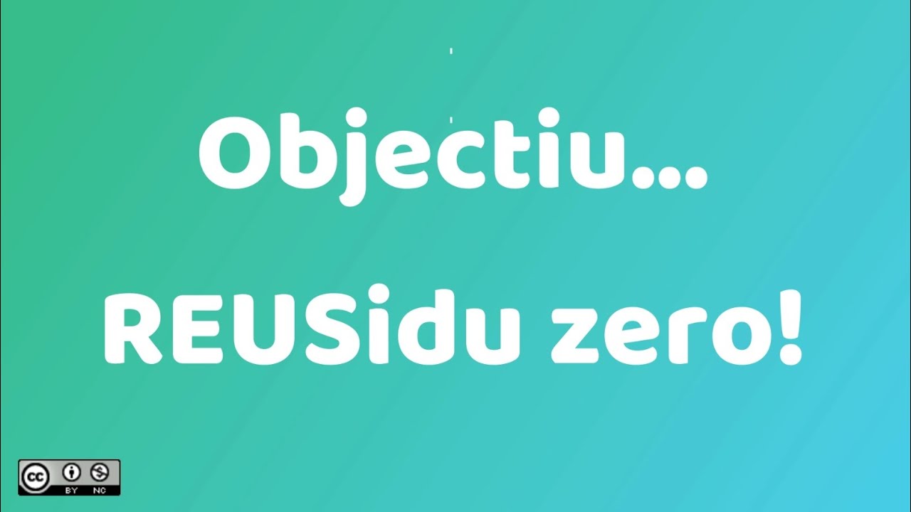 RAP REUSidu Zero - Escola Montsant 2021