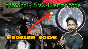 Yamaha Rl5 v2 42 error code  problem solve |Yahama R15 speed sensor problem solution |speed problem😱