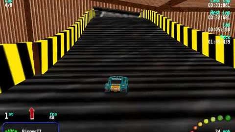 ReVolt Custom Track Crazy Warehouse by GO_AWAY ,8 Lap Race