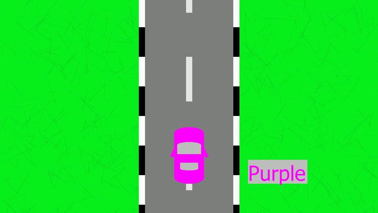 Colored Car - Different Colors [Animation & Simulation] - YouTube