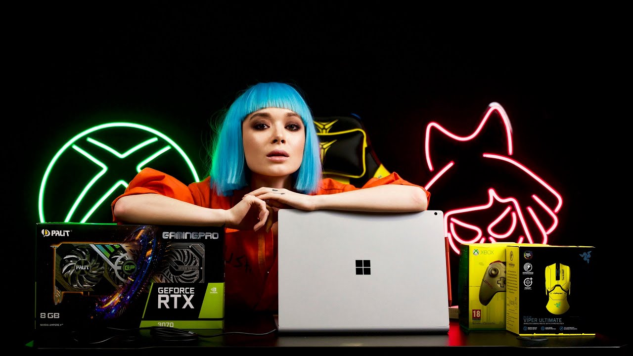 Microsoft Surface Book 3 RTX3000 Review: Mining and Cyberpunk 2077