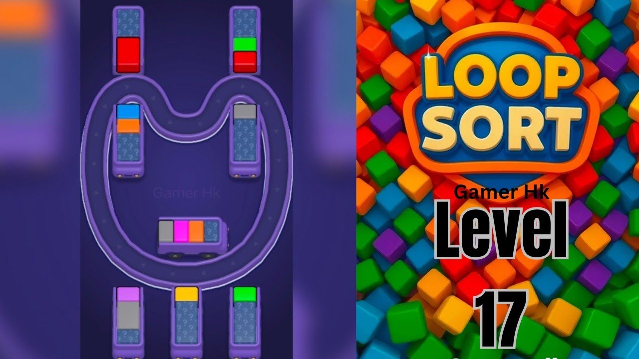 Loop Sort Level 17 Walkthrough Solution - YouTube