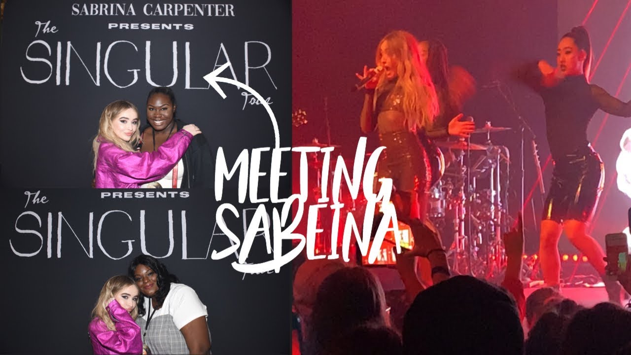 Meeting Sabrina Carpenter!!|SINGULAR TOUR VLOG