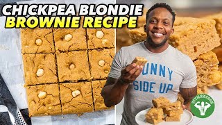 Healthy & Easy Chickpea Blondies Recipe
