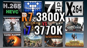 Ryzen 7 3800X vs i7 3770K Benchmarks | Test Review | Comparison | Gaming | 13 Tests