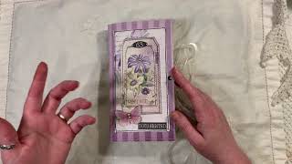 Purple Medley travelers Notebook journal