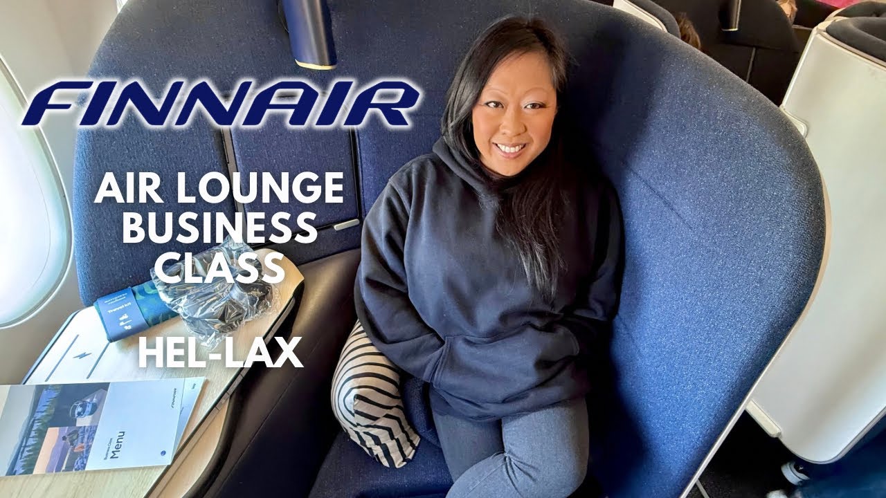 Europe's BEST Business Class? Finnair Business Class | Helsinki to Los Angeles | HEL to LAX