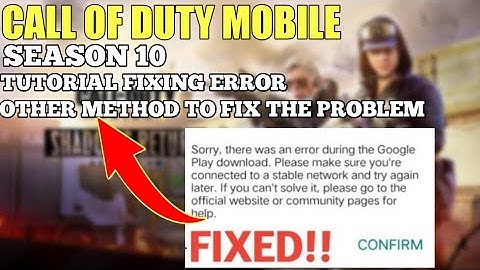 CODM FIX TUTORIAL ERROR | S10 PROBLEM SWITCHING TO 32 BIT/MOD SKIN FIXED!!