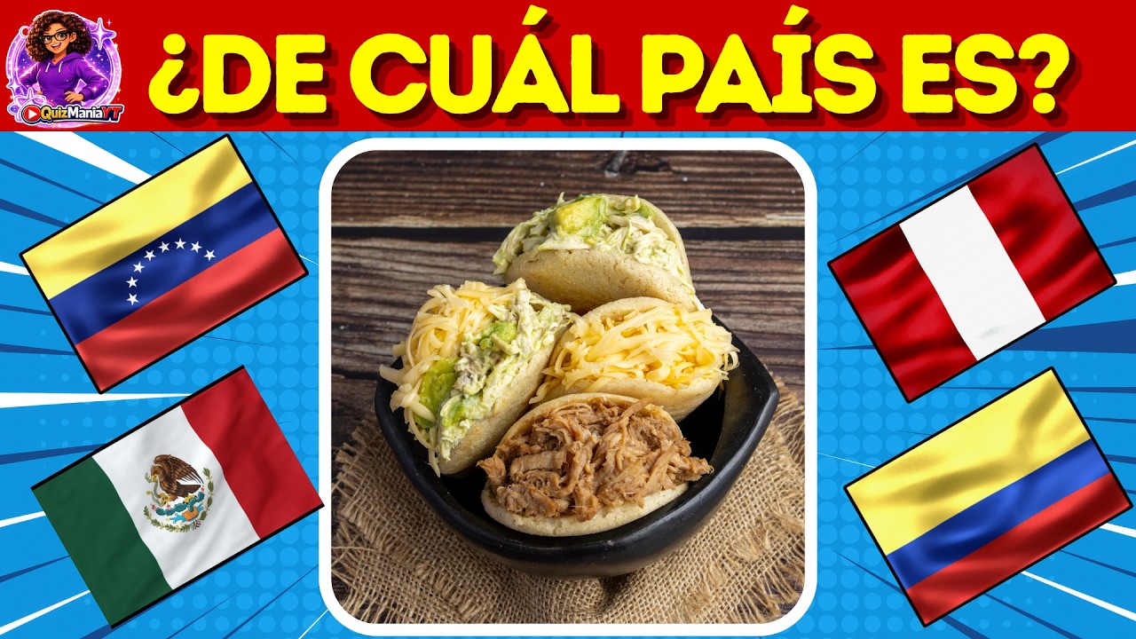 TRIVIA: ADIVINA EL PLATO TÍPICO. / QUIZMANIAYT 🎯