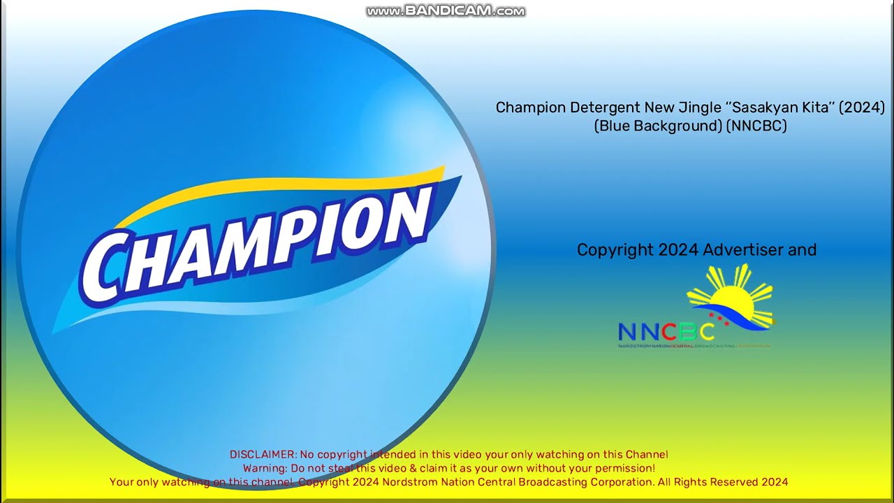 Champion Detergent New Jingle 2024