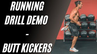 Running Warm-Up For Hamstrings with Butt Kickers - Exercise (Demo Video)