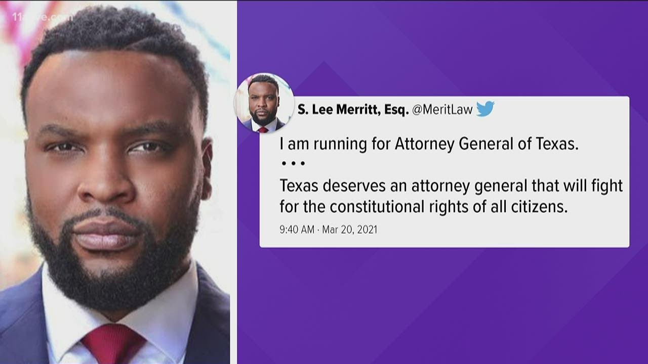 Attorney Lee Merritt to run for attorney general in Texas - YouTube