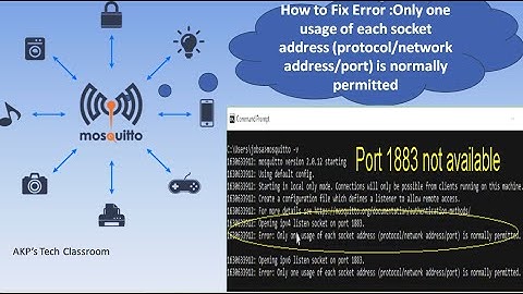 How to Fix  Port already in Use in Windows Error || Only one usage of socket address  is Permitted